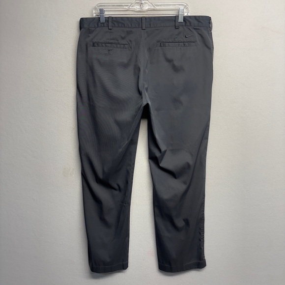Nike Golf Dri-Fit Tech Pants Flat-Front Dark Grey 472532-021 Size 38x30 - Picture 2 of 7